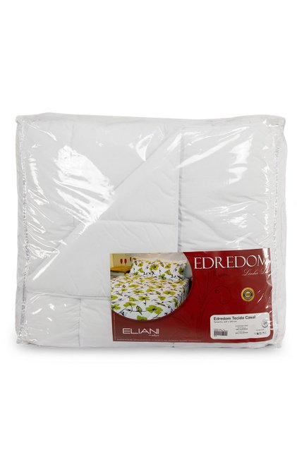 Edredom Tecido Casal 220x240 Branco