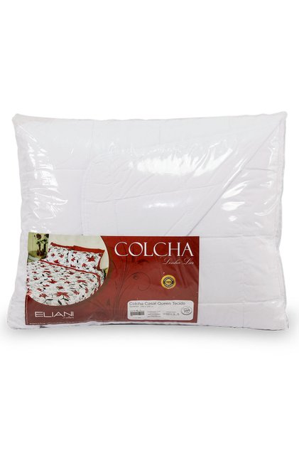 Colcha Tecido Casal Queen 240X250 Branco