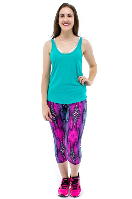 Regata Fitness Dry Fit Lisa Verde Água