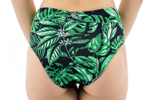 Calcinha Sunkini Senhora Estampa Floral Black