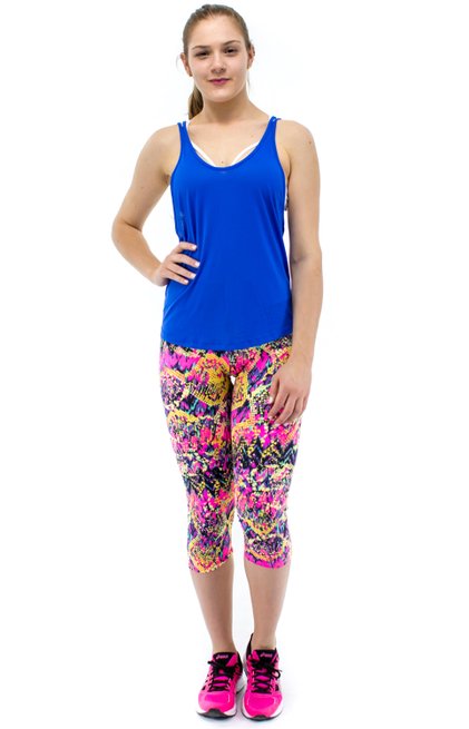 Regata Fitness Dry Fit Lisa Azul