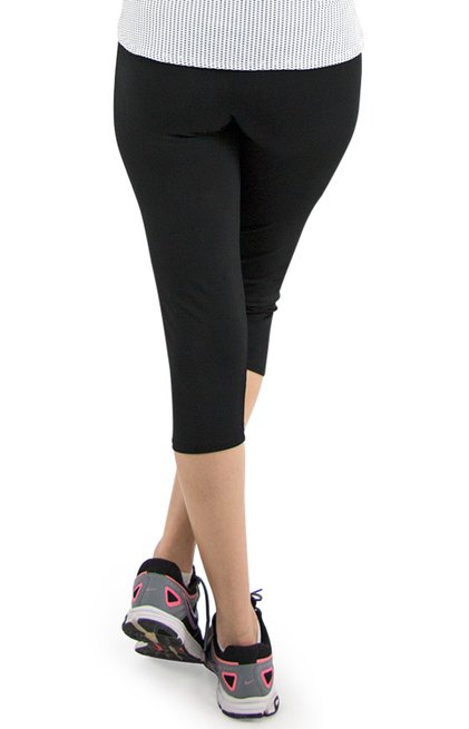 Calça Corsário Camila Lisa Preta