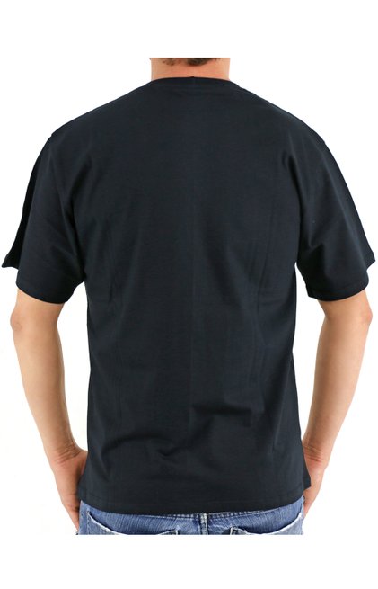 Camiseta Malha Manga Curta Lisa Preta