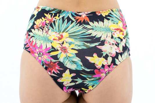 Calcinha Iolanda Estampa Floral Black