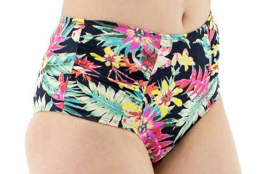 Calcinha Iolanda Estampa Floral Black