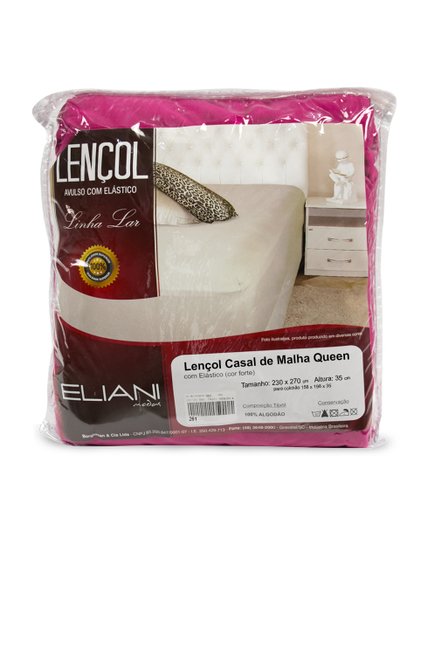 Lençol Malha Casal Queen 230 x 270 cm Pink