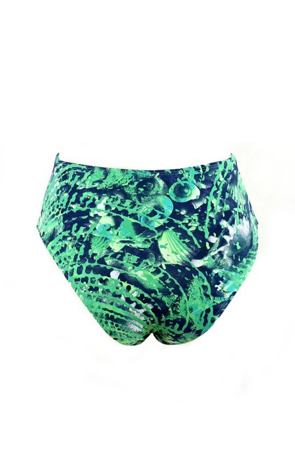 Calcinha Sunkini Jovem Estampa Abstrata Verde