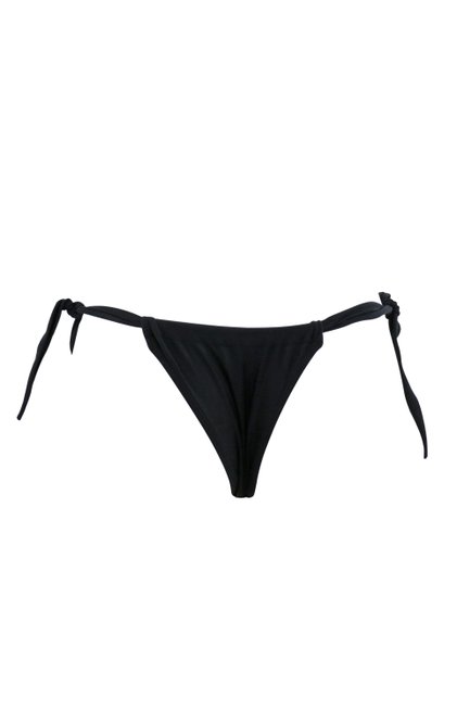 Calcinha Biquíni Cortininha Lisa Preta