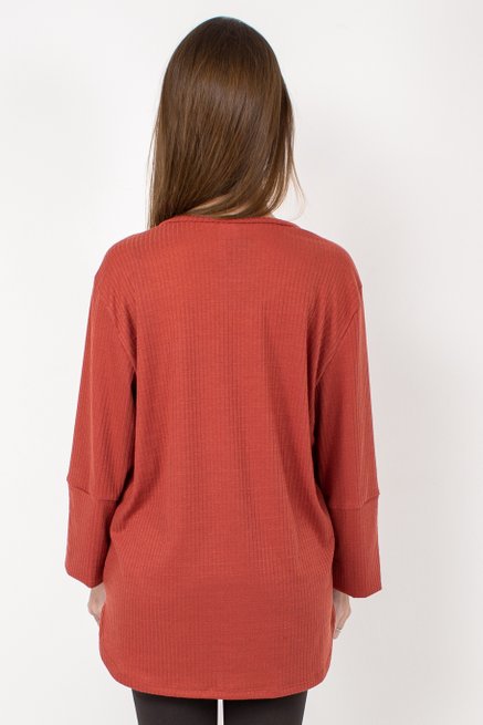 Blusa Feminina Vest Legging ¾ Canelada