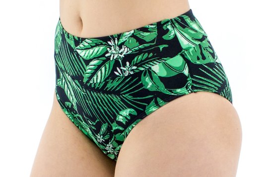 Calcinha Sunkini Senhora Estampa Floral Black