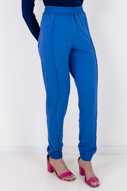 Calça Feminina Jake Moletinho Azul Claro