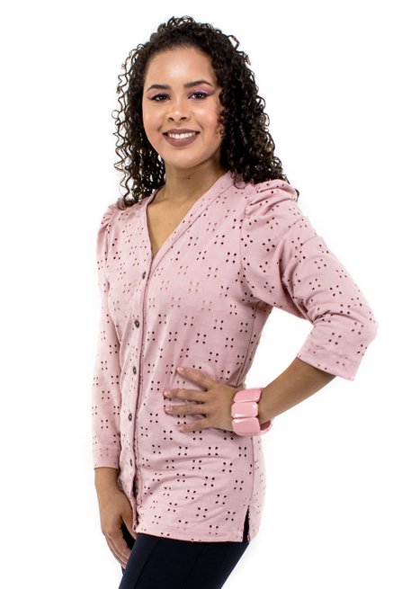 Camisete Manga 7/8 Bofante Lese Rosa