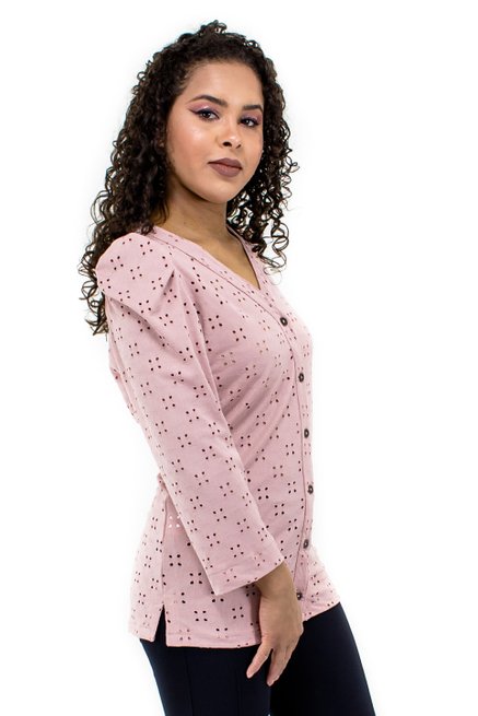Camisete Manga 7/8 Bofante Lese Rosa