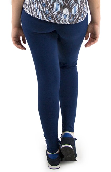 Calça Legging Bruna Lisa Azul Marinho