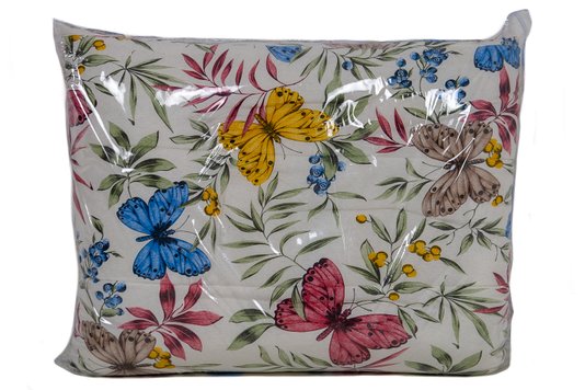 Colcha Malha Casal Queen 240X250 Estampa Borboletas