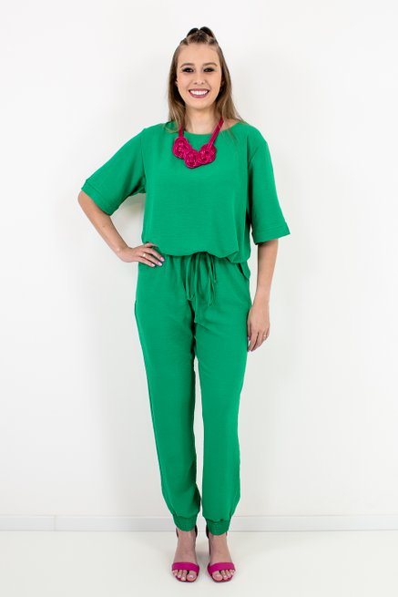 Conjunto Feminino Bourbon Liso Verde