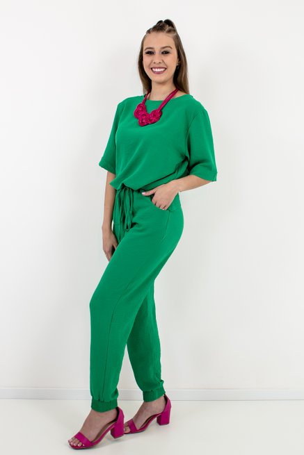Conjunto Feminino Bourbon Liso Verde