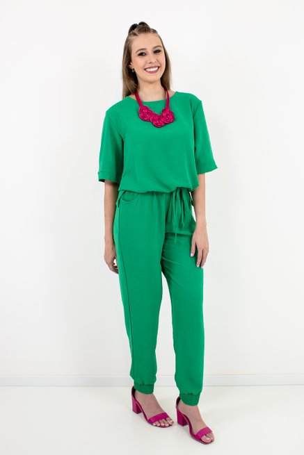 Conjunto Feminino Bourbon Liso Verde
