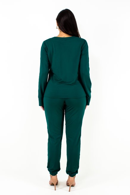 Conjunto Feminino Manga Longa Loiva