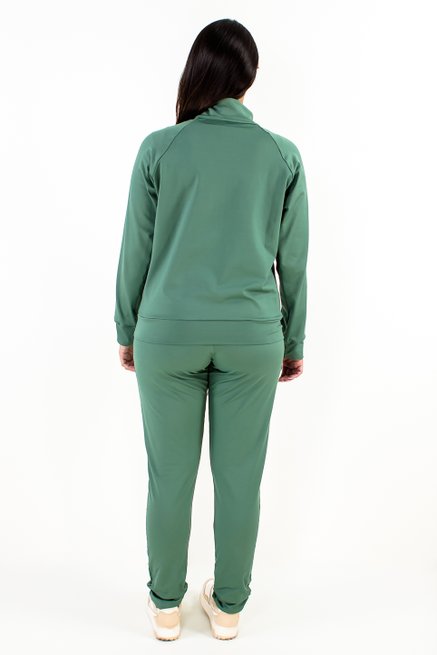 Conjunto Feminino Manga Longa Térmico Liso Verde