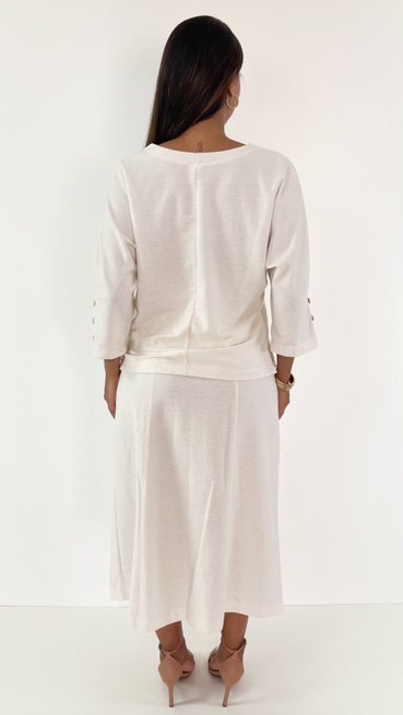 Conjunto Feminino Michelly Off White
