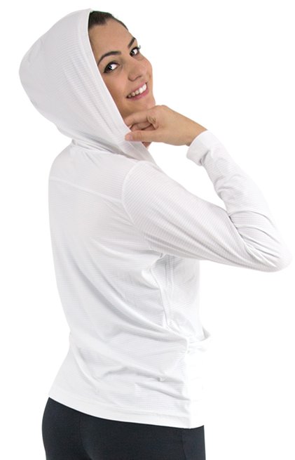 Jaqueta Tela Fitness Branca