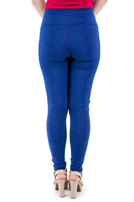 Calça Keli Montaria Lisa Azul Marinho