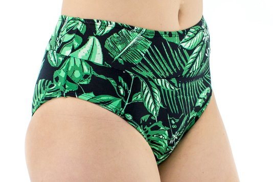 Calcinha Sunkini Senhora Estampa Floral Black