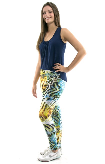 Calça Legging Carol Suplex Estampa Animal