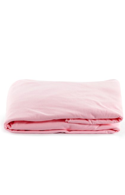 Lençol Malha Solteiro 140 x 240 cm Rosa