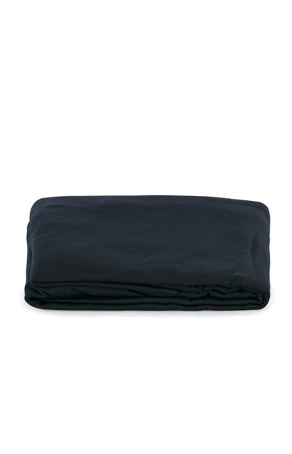 Lençol Malha Solteiro 140 x 240 cm Preto