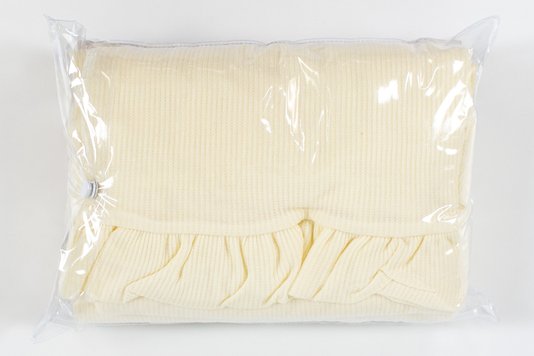 Fronhas de Malha Favinho Creme