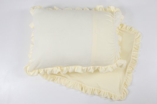Fronhas de Malha Favinho Creme