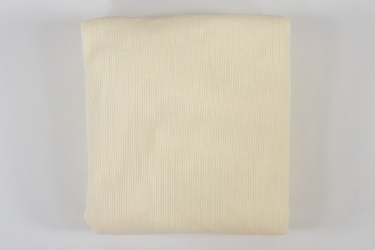 Lençol Malha Favinho Solteiro com Elástico Creme
