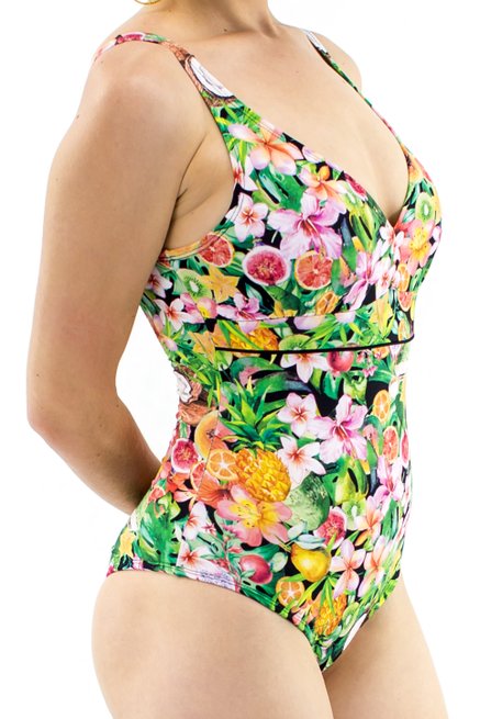 Maiô Amélia Bojo Estampa Frutas Tropicais