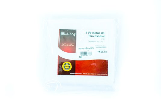 Protetor de Travesseiro Tecido 50x70 cm Simples Liso Branco
