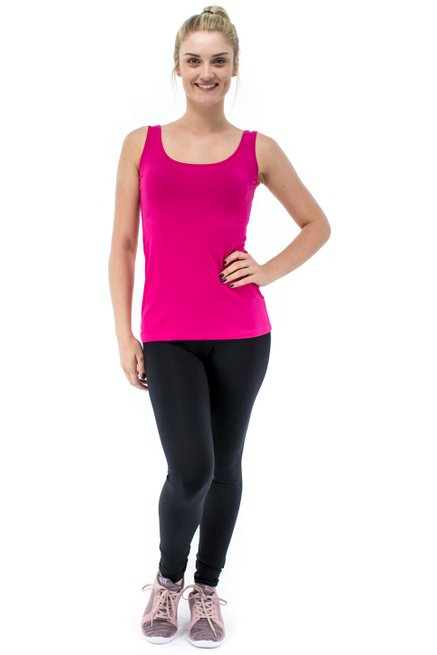 Regata Basica Viscolycra Lisa Rosa Pink