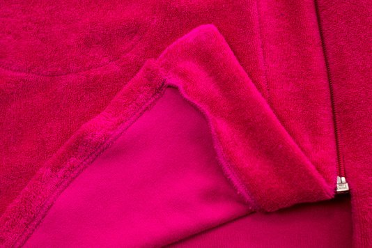 Saída de Banho Roupão Sofia Liso Rosa Capuz