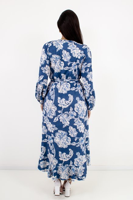 Vestido Feminino Envelope Estampa Floral