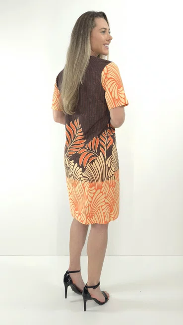Vestido Midi Estampado