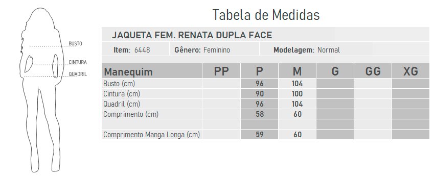 Jaqueta Feminina Renata Lisa Marrom Jaqueta Feminina Renata Lisa Marrom