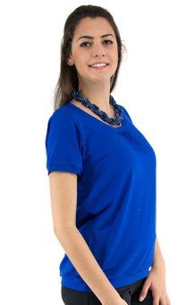 Tuniquete Manga Curta Marinheiro Lisa Azul Bic