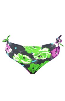 Calcinha Biquíni Franzida Estampa Floral