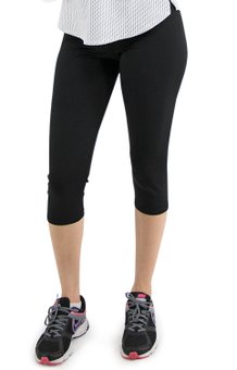 Calça Corsário Camila Lisa Preta