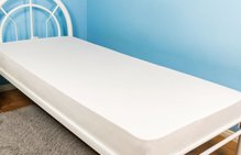 Lençol Malha Solteiro 140 x 240 cm Creme