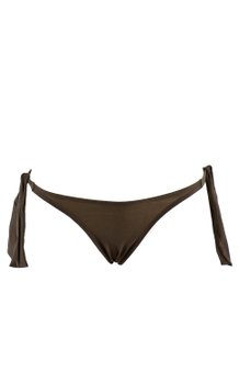 Calcinha Biquíni Amarrada Lisa Marrom