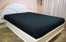 Lençol Malha Casal Queen 230 x 270 cm Preto