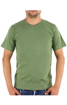 Camiseta Manga Curta Malha Lisa Verde