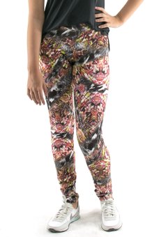 Calça Legging Carol Suplex Estampa Abstrata