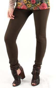 Calça Keli Montaria Lisa Marrom